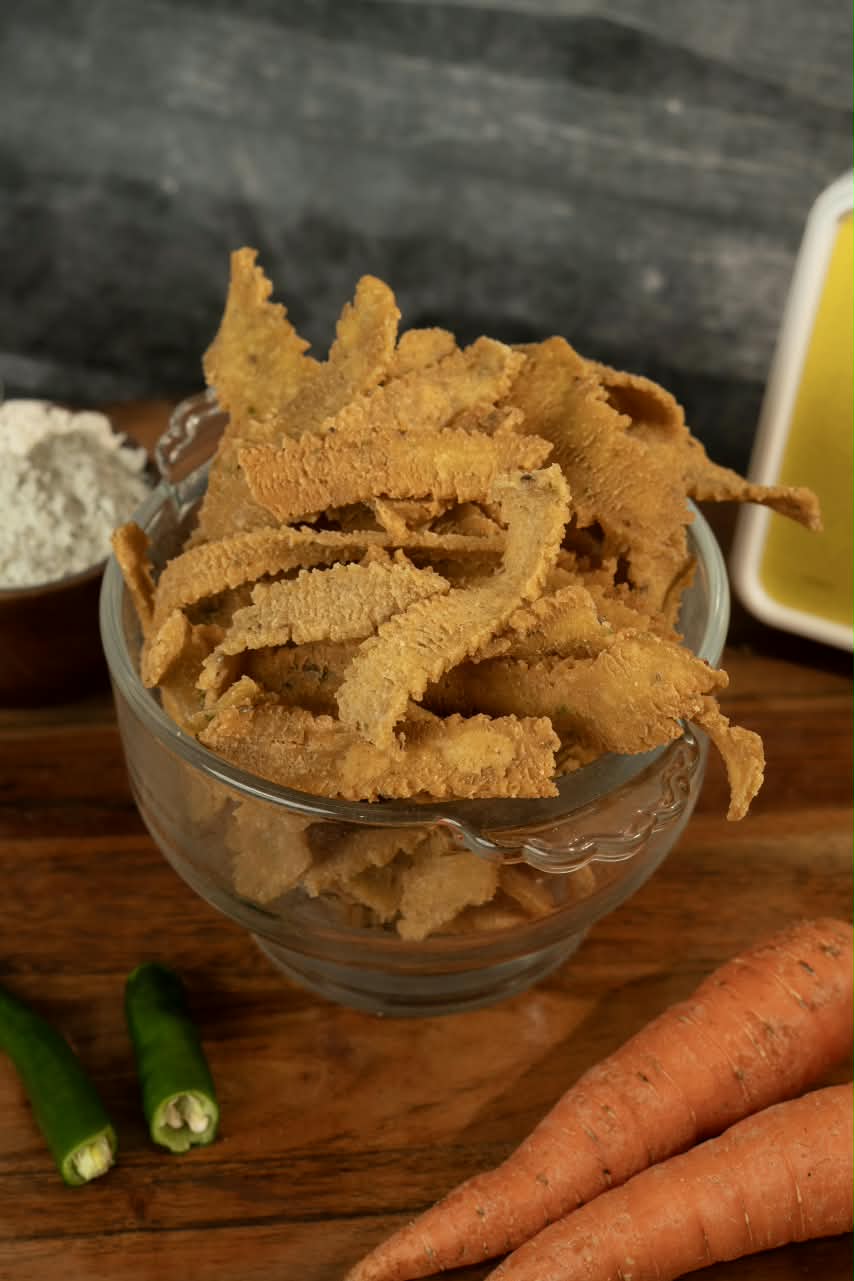 Carrot Ribbon Pakodi